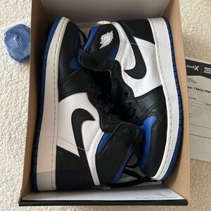 Jordan Retro High Royal Toe Sneakers